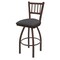 Holland Bar Stool Co 25" Swivel Counter Stool, Bronze Finish, Canter Storm Seat 81025BZ004 - alternate 1